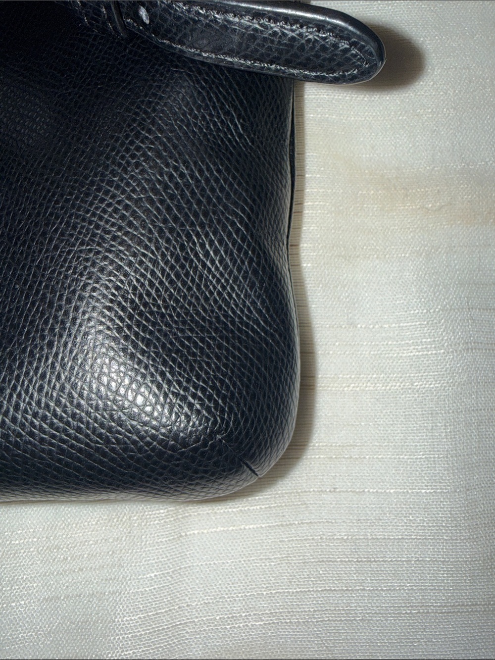 Coach Black Leather Crossbody with Gold Hardware - Picture 8 of 9